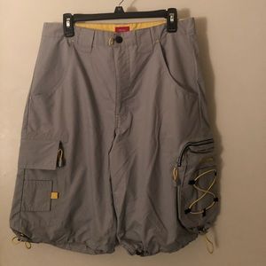 Grey and Yellow Mossimo Swim Shorts